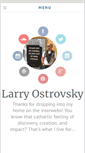 Mobile Screenshot of larryostrovsky.com